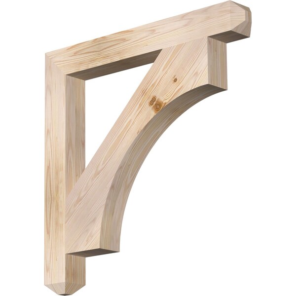 Ekena Millwork Westlake Craftsman Smooth Bracket, Douglas Fir, 3 1/2"W x 30"D x 30"H BKT04X30X30WTL04SDF - main